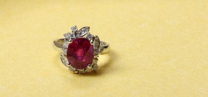 Ruby ring birthstone